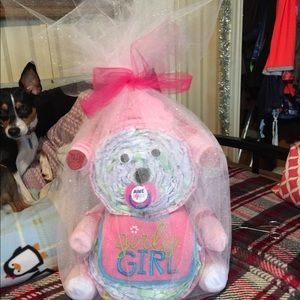 Teddy bear dipper cakes